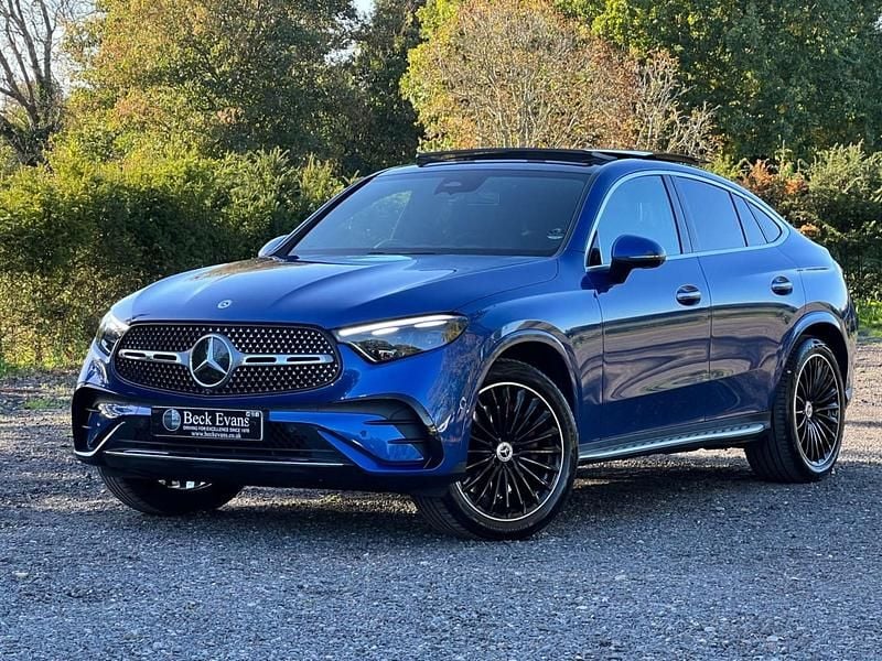 Blue Used 2023 Mercedes GLC300e AMG Line Premium Plus SUV | £48,824 - Image 1/3