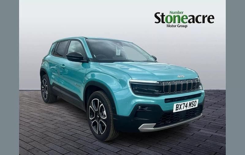 Blue New 2024 Jeep Avenger Summit SUV | £23,495 (Fair price) - Image 1/4