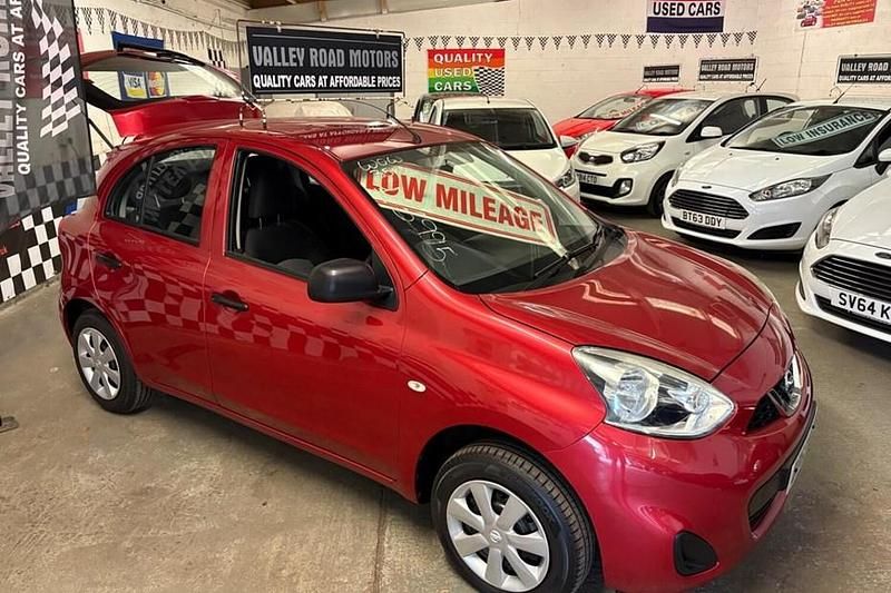Red Used 2013 Nissan Micra Visia Hatchback | £3,695 (Good price) - Image 1/1