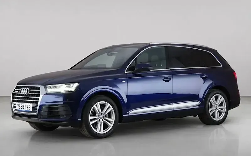 Used Audi Q7 S-Line 286 HP (210 kW) 2018 Blue SUV