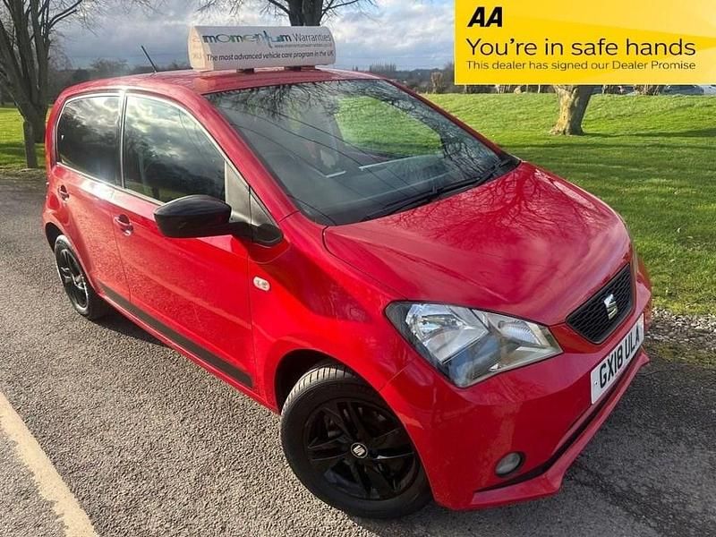 Used Seat Mii Design 60 HP (44 kW) 2018 Red Hatchback