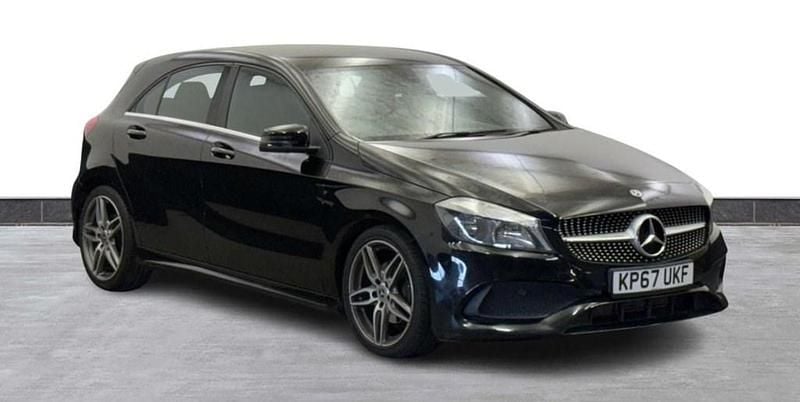 Black Used 2017 Mercedes A160 AMG line Hatchback | £11,450 (Fair price) - Image 1/4