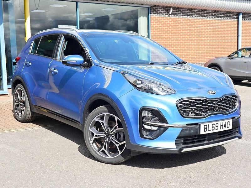 Used Kia Sportage GT-Line S 134 HP (98 kW) 2019 Blue SUV