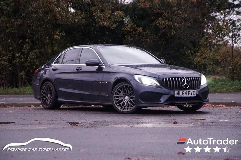 Blue Used 2014 Mercedes C220 AMG line Sedan | £7,999 - Image 1/4