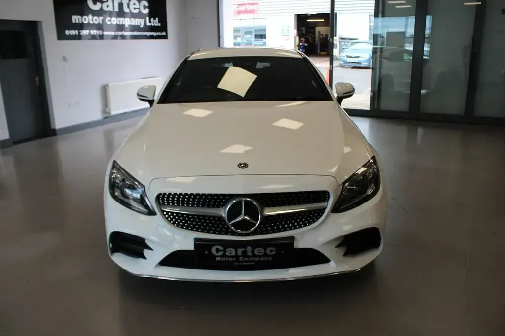 Used Mercedes C300 AMG Line Premium 2019 White Coupe