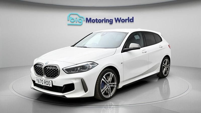 Used BMW M135 M Sport 302 HP (222 kW) 2020 White Hatchback