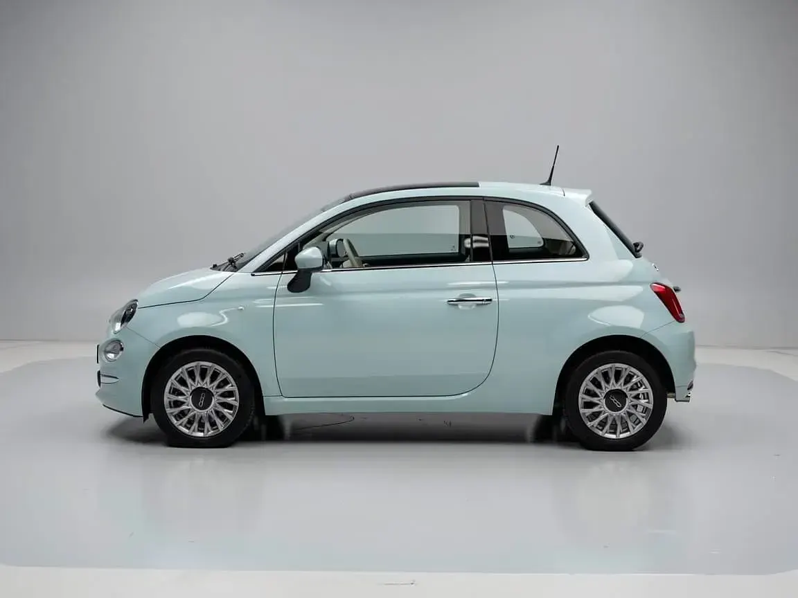 Used Fiat 500 Lounge 69 HP (50 kW) 2015 Green Hatchback