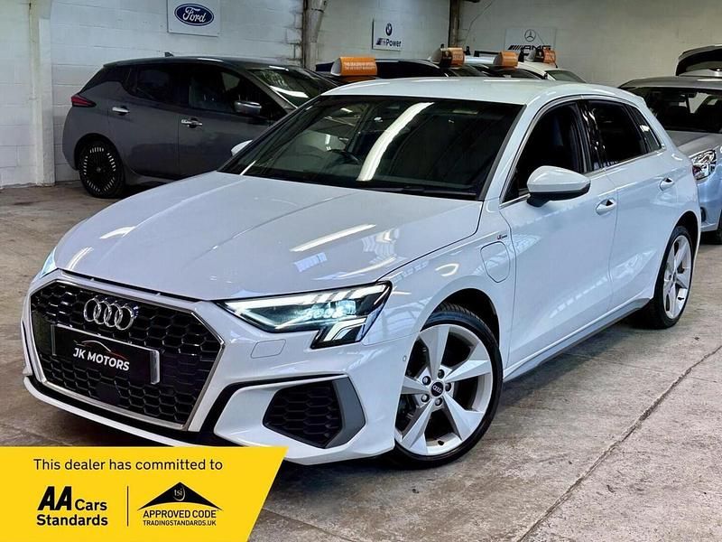 Used Audi A3 Sportback e-tron S-Line 2021 White Hatchback