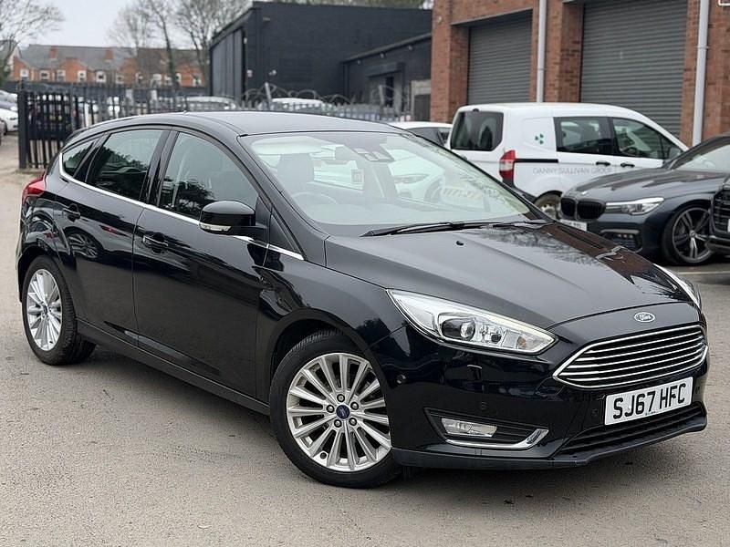 Used Ford Focus Titanium X 125 HP (91 kW) 2017 Black Hatchback