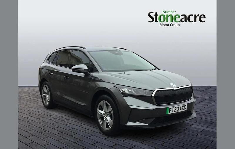 Grey Used 2023 Skoda Enyaq iV ecoSuite SUV | £18,695 (Good price) - Image 1/4