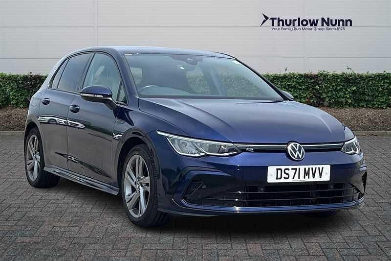 Blue Used 2022 VW Golf VIII R-line Hatchback | £17,440 (Fair price) - Image 1/4