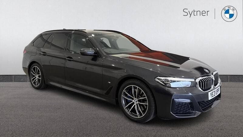 Grey Used 2021 BMW 530e M Sport Estate | £25,000 (Fair price) - Image 1/4