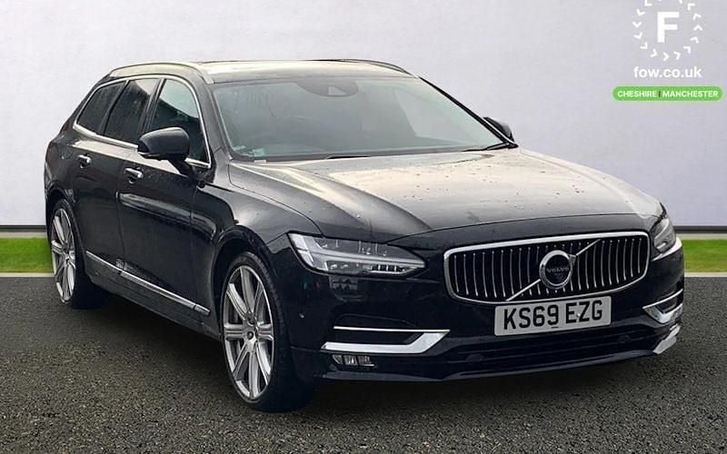 Black Used 2019 Volvo V90 Inscription Estate | £22,699 (Fair price) - Image 1/3