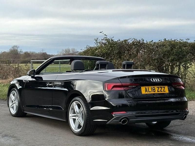 Used Audi A5 Cabriolet S-Line 2018 Black Cabriolet