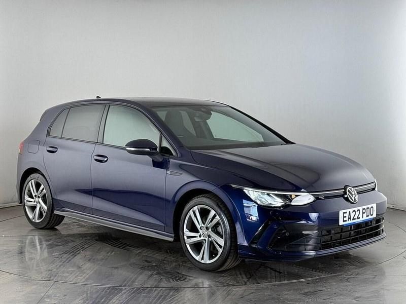 Blue Used 2022 VW Golf VIII R-line Hatchback | £16,400 (Fair price) - Image 1/3