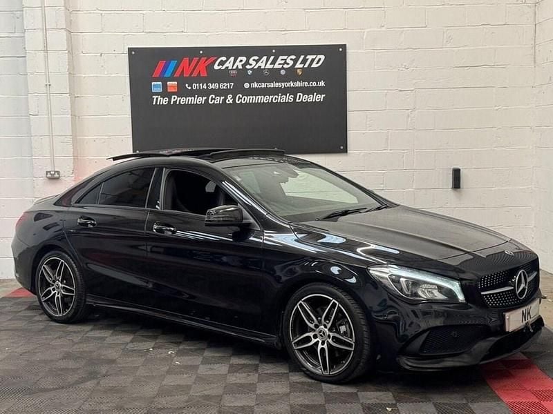 Black Used 2017 Mercedes CLA220 AMG line Sedan | £15,995 (Expensive) - Image 1/4