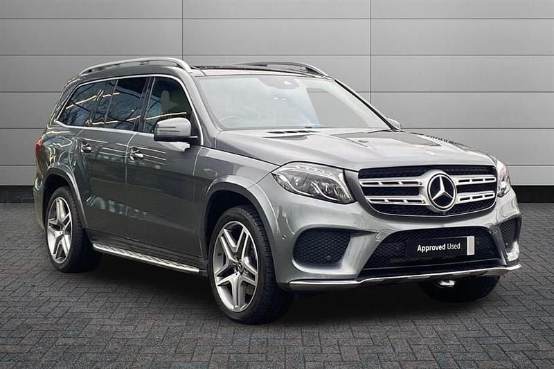 Selenite grey Used 2018 Mercedes GLS350 AMG line SUV | £35,550 (Fair price) - Image 1/4