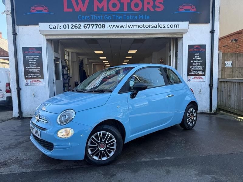 Used Fiat 500 Pop 69 HP (50 kW) 2017 Blue Hatchback