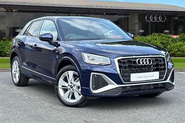 Blue Used 2025 Audi Q2 S-Line SUV | £25,950 (A bit pricey) - Image 1/4