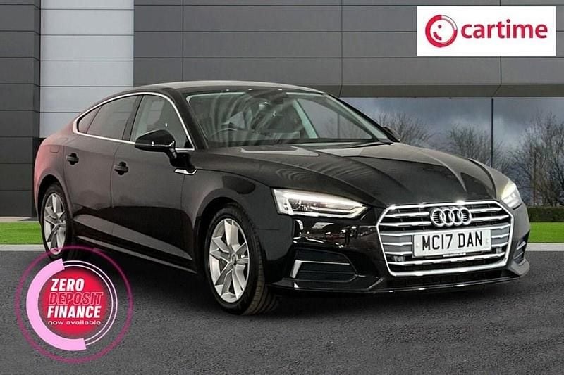 Black Used 2017 Audi A5 Sportback Sport Hatchback | £16,450 (Fair price) - Image 1/4