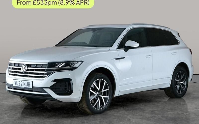 Used VW Touareg R-line 231 HP (169 kW) 2022 White SUV