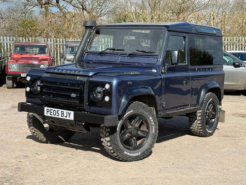 Used Land Rover Defender 120 HP (88 kW) 2005 Blue Hatchback