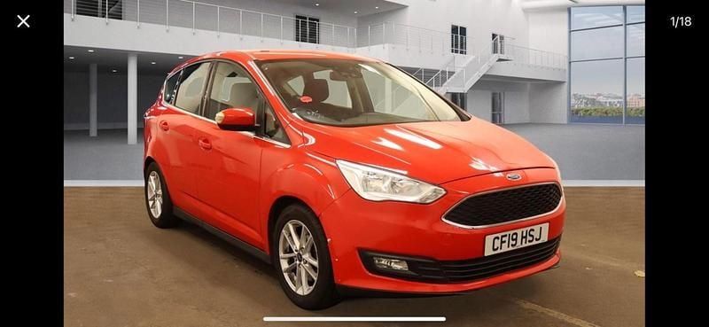 Red Used 2019 Ford C-MAX Zetec MPV | £6,990 (Super price) - Image 1/4