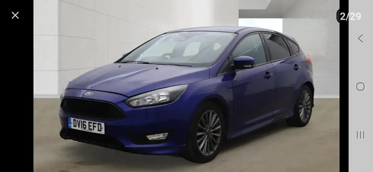 Used Ford Focus Titanium 2016 Blue Hatchback