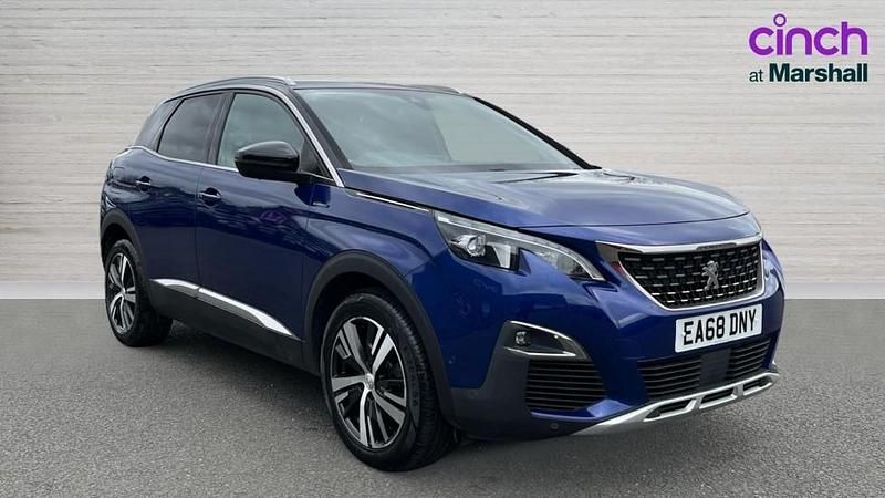 Used Peugeot 3008 GT-line 131 HP (96 kW) 2019 Blue SUV