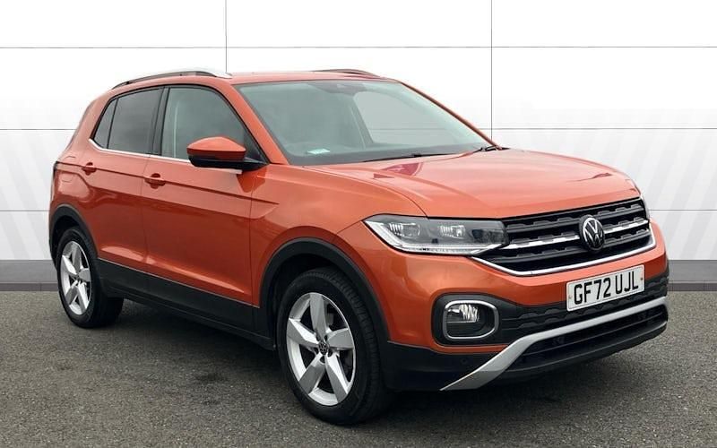 Used VW T-Cross SEL 110 HP (80 kW) 2022 Orange SUV