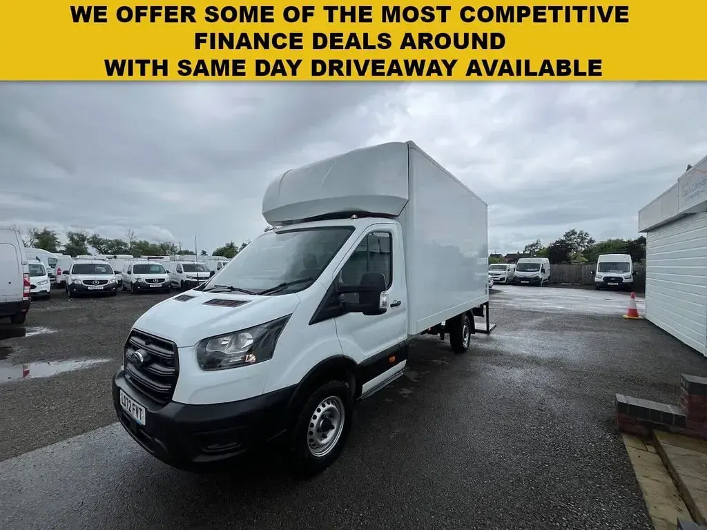 Used Ford Transit S 130 HP (95 kW) 2022 White Cabriolet