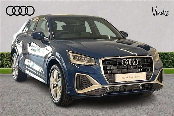 Blue Used 2025 Audi Q2 S-Line SUV | £29,317 (A bit pricey) - Image 1/4