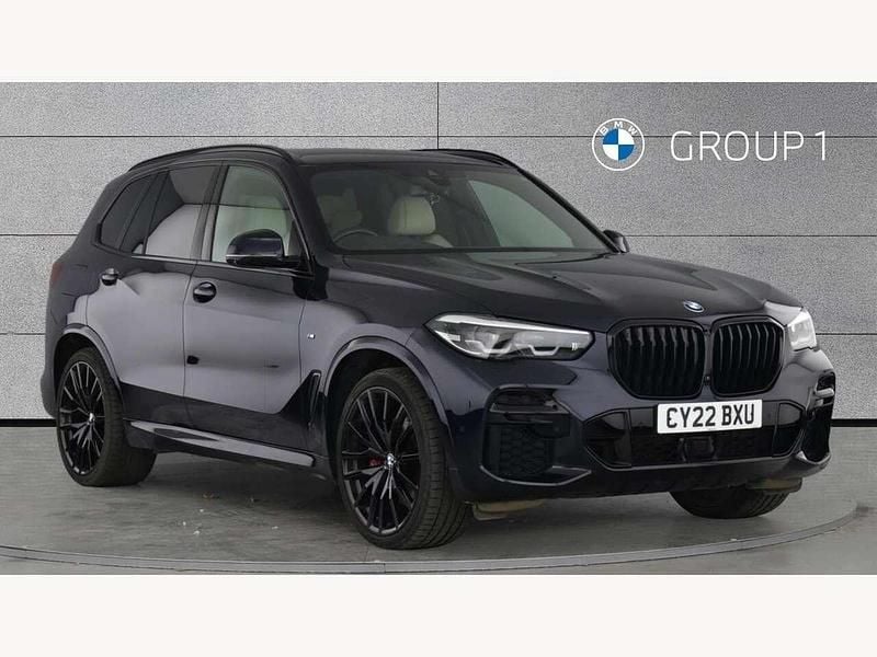 Black Used 2022 BMW X5 M Sport SUV | £44,750 (Fair price) - Image 1/4