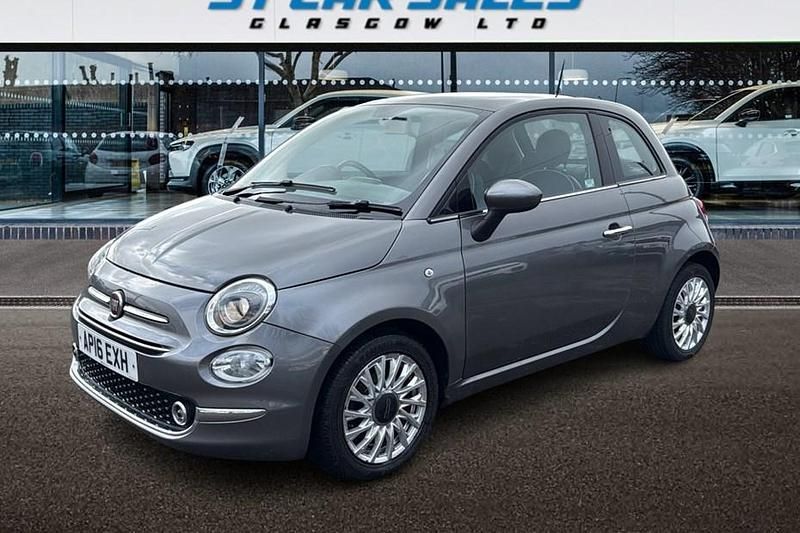 Used Fiat 500 Lounge 95 HP (69 kW) 2016 Grey Hatchback
