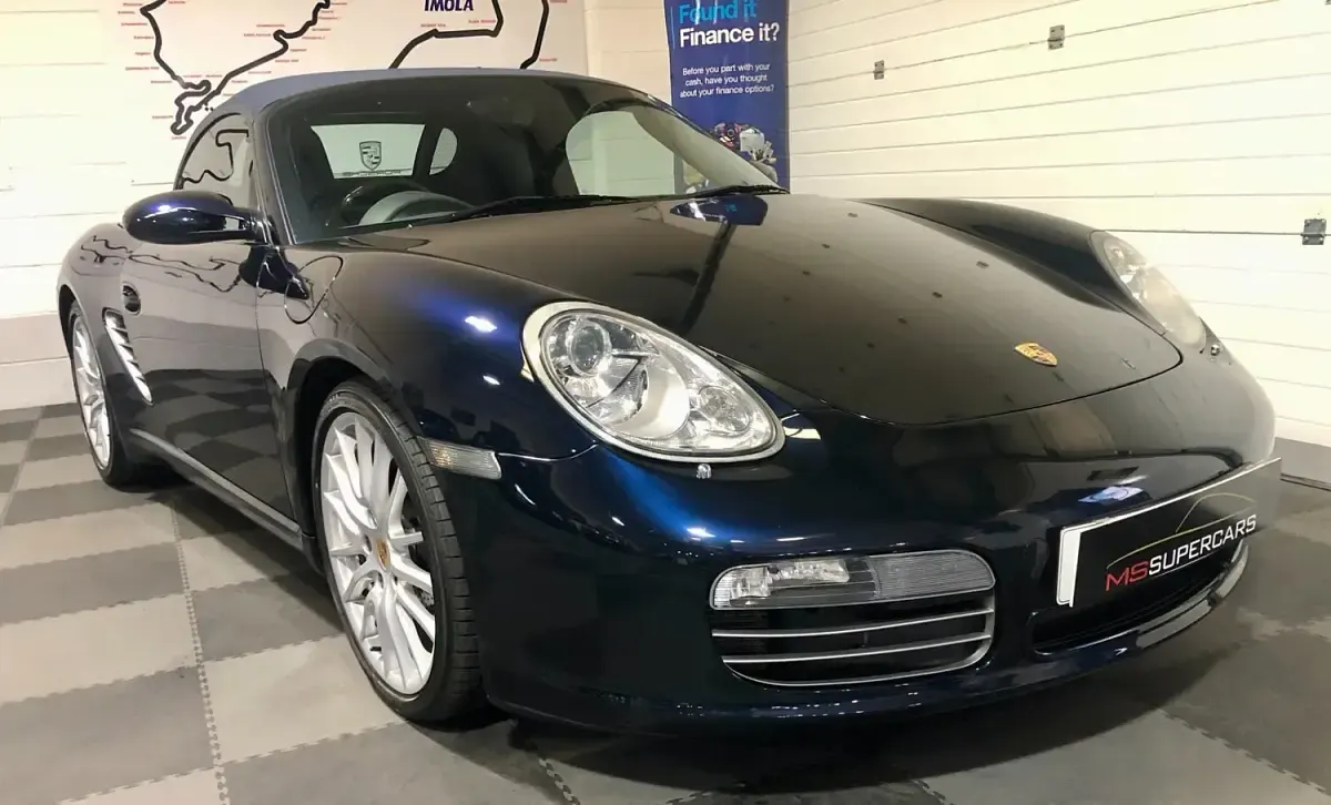 Used Porsche Boxster 2006 Blue Cabriolet