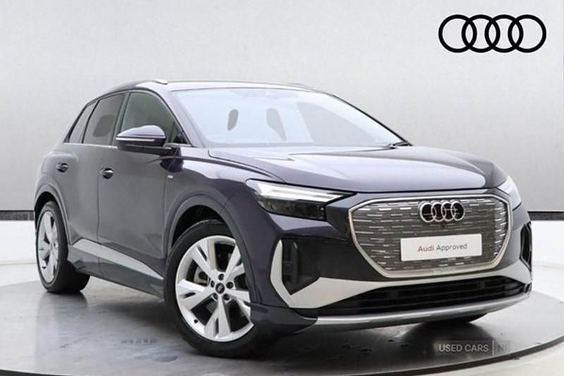 Mauve/purple Used 2022 Audi Q4 e-tron S-Line SUV | £27,990 (Super price) - Image 1/1