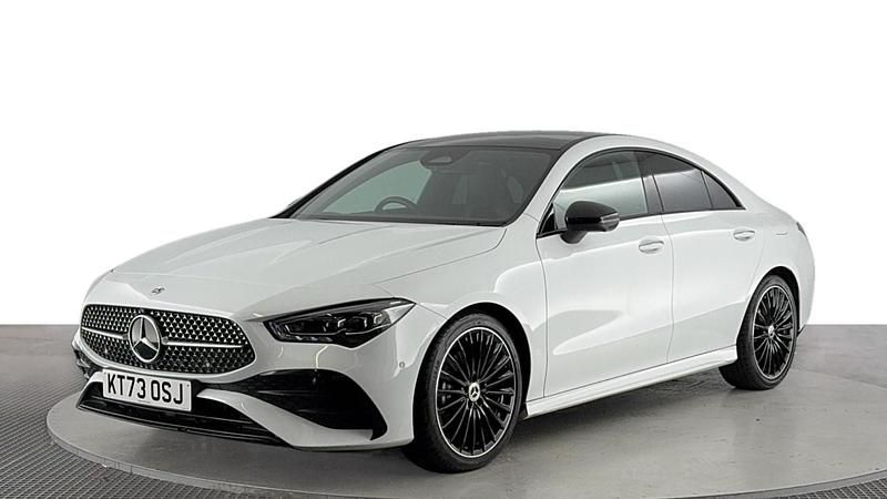 White Used 2023 Mercedes CLA180 AMG Line Premium Plus Sedan | £28,720 (A bit pricey) - Image 1/4