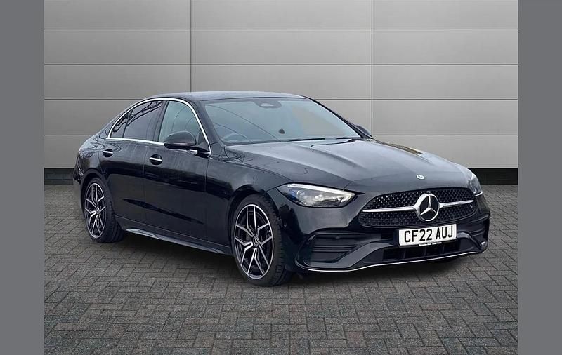 Black Used 2022 Mercedes C300 AMG Line Premium Plus Sedan | £28,295 - Image 1/4