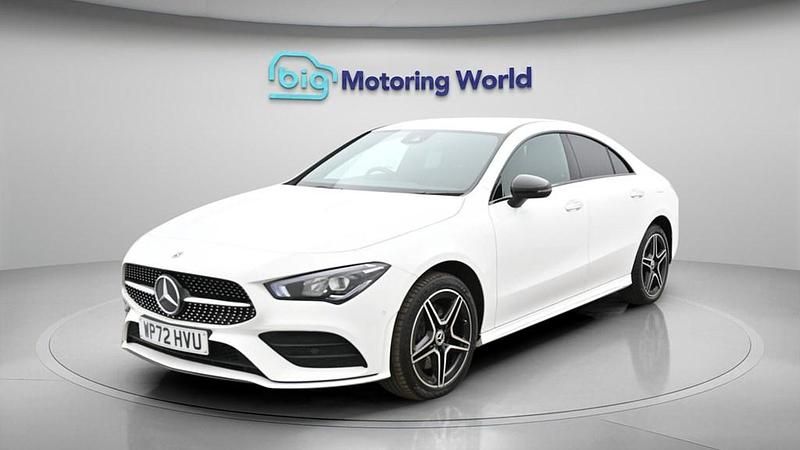 Used Mercedes CLA250e AMG line 218 HP (160 kW) 2022 White Sedan