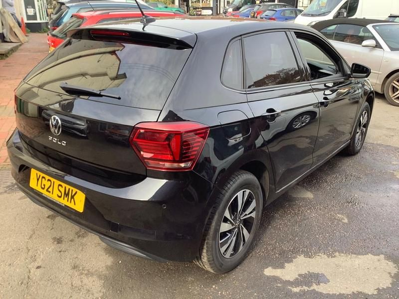 Used VW Polo Match 95 HP (69 kW) 2021 Black Hatchback