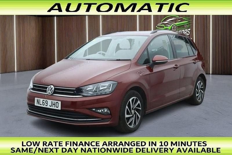 Used VW Golf Sportsvan Match 150 HP (110 kW) 2019 Red MPV