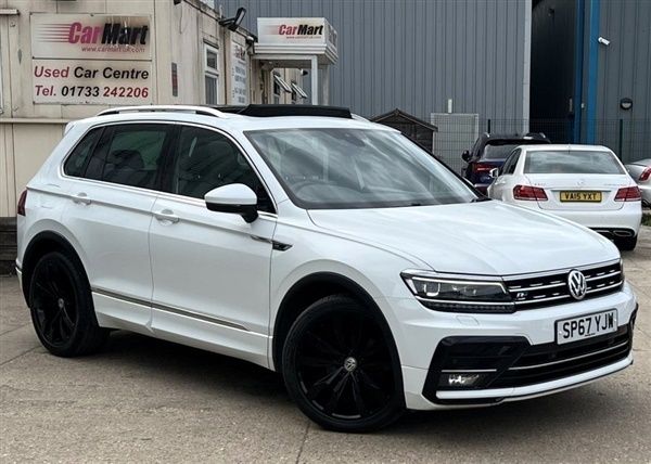 White Used 2017 VW Tiguan R-line SUV | £14,495 (A bit pricey) - Image 1/1