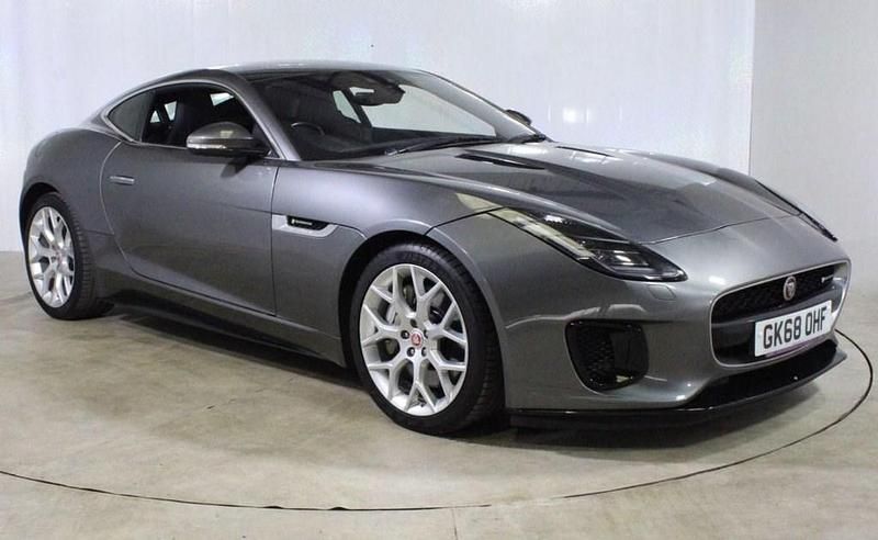 Grey Used 2018 Jaguar F-Type R-Dynamic Coupe | £22,750 (Fair price) - Image 1/3