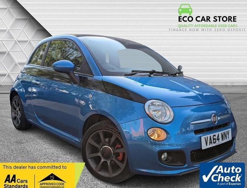 Blue Used 2015 Fiat 500C S Cabriolet | £4,995 (Good price) - Image 1/2