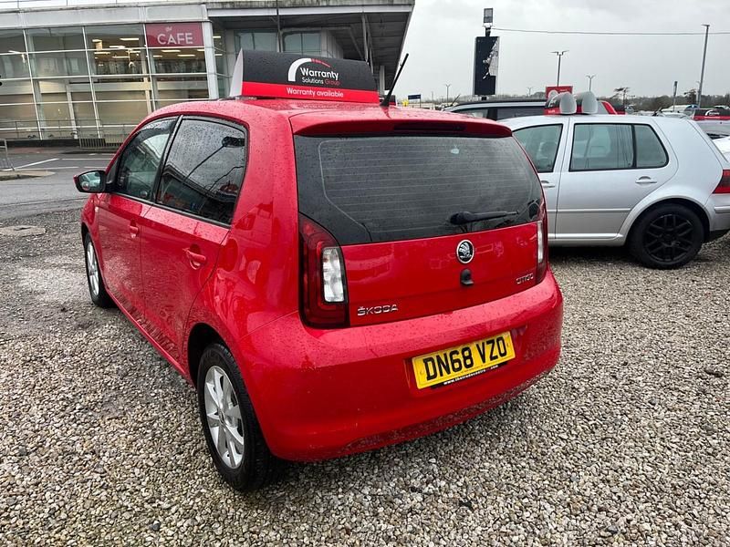 Used Skoda Citigo SE 60 HP (44 kW) 2018 Red Hatchback