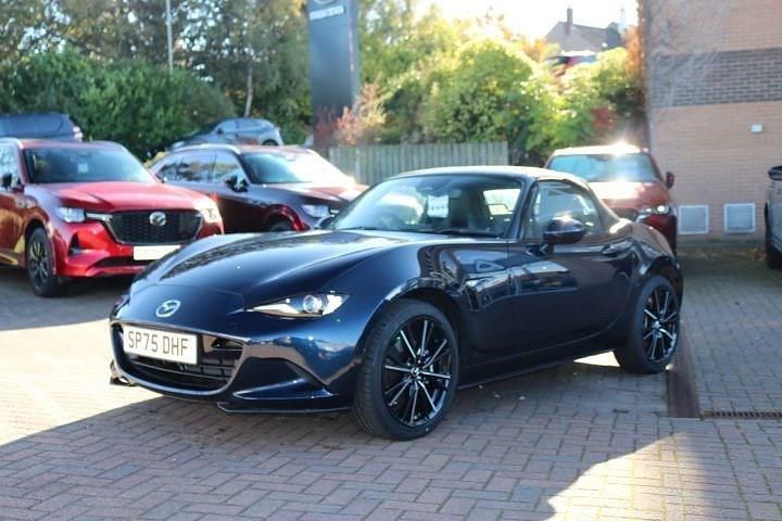 New Mazda MX5 Exclusive-Line 184 HP (135 kW) 2025 Blue Cabriolet