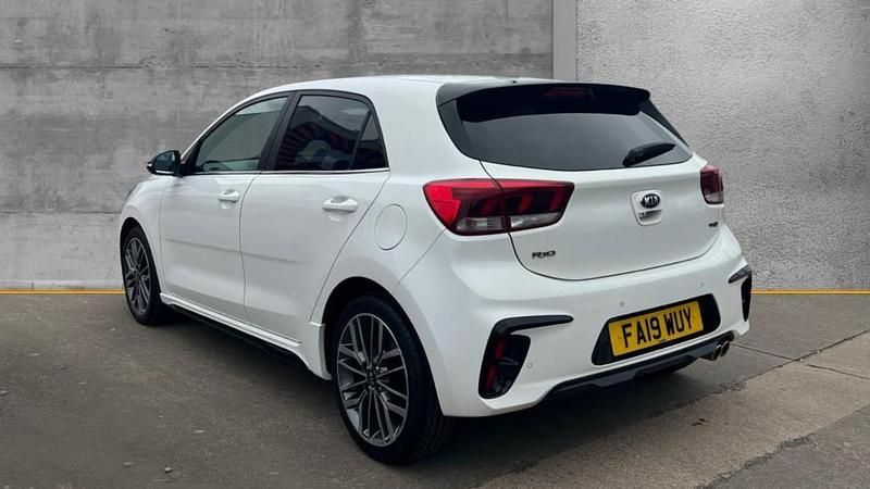 Used Kia Rio GT-Line 118 HP (86 kW) 2019 White Hatchback