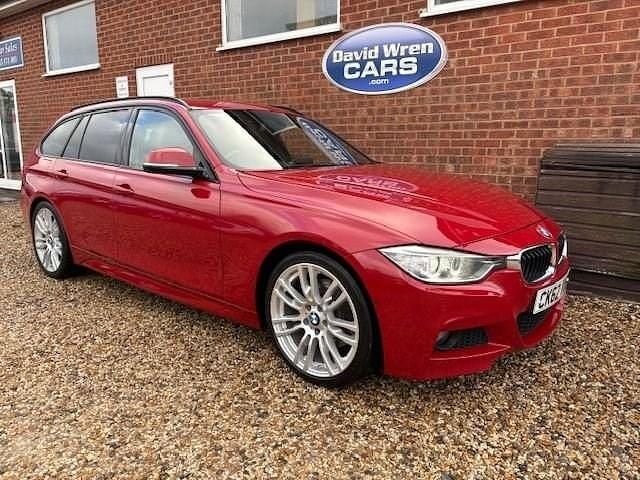 Red Used 2012 BMW 330 M Sport Estate | £7,490 (Good price) - Image 1/3