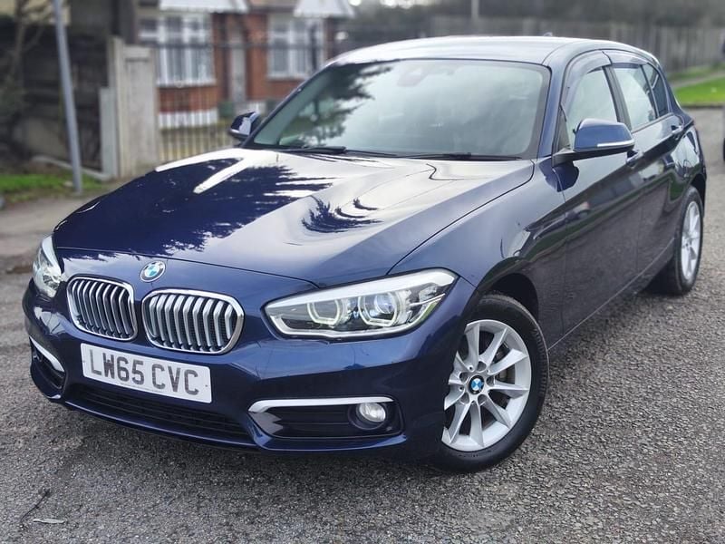 Used BMW 118 134 HP (98 kW) 2016 Blue Hatchback