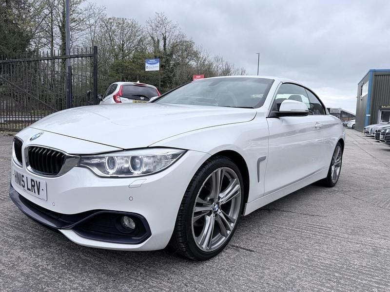 Used BMW 420 Sport Line 184 HP (135 kW) 2015 White Cabriolet